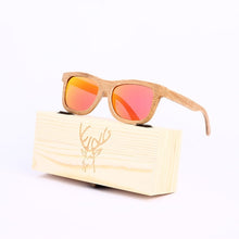 Load image into Gallery viewer, Angcen Ladies Sunglasses Women Polarized Retro Vintage Sun glasses Men wood bamboo sunglasses brand designer square glasses