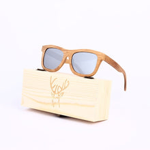 Load image into Gallery viewer, Angcen Ladies Sunglasses Women Polarized Retro Vintage Sun glasses Men wood bamboo sunglasses brand designer square glasses