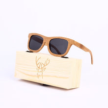 Load image into Gallery viewer, Angcen Ladies Sunglasses Women Polarized Retro Vintage Sun glasses Men wood bamboo sunglasses brand designer square glasses