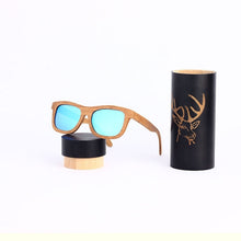 Load image into Gallery viewer, Angcen Ladies Sunglasses Women Polarized Retro Vintage Sun glasses Men wood bamboo sunglasses brand designer square glasses